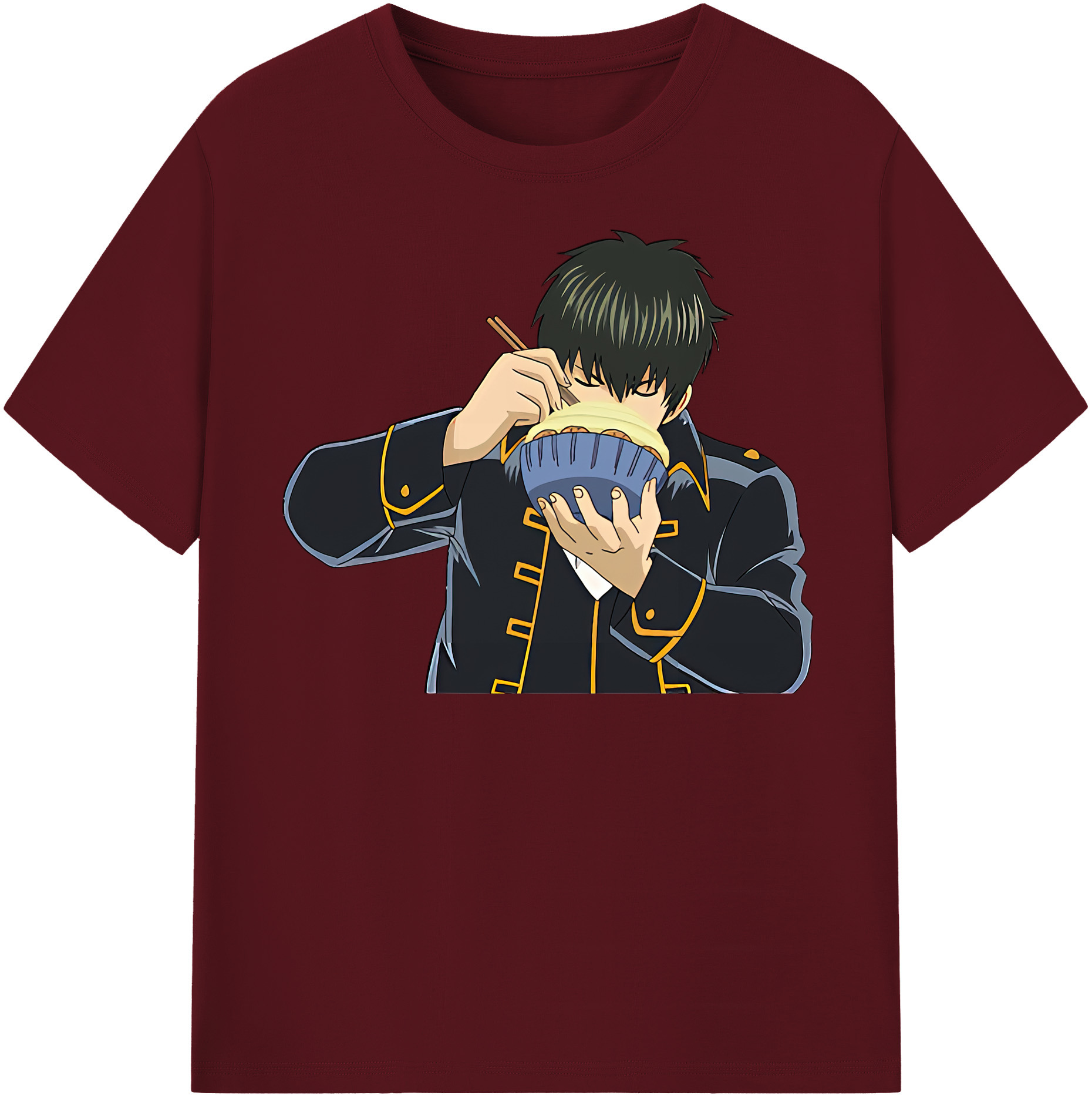 （画像用） ぎんたま 坂田銀時（さかたぎんとき） 神楽 志村新八（しむら しんぱち） GINTAMA Sakata Gintoki Kagura Shimura Shinpachi 綿100％半袖Tシャツ（フロントプリント）